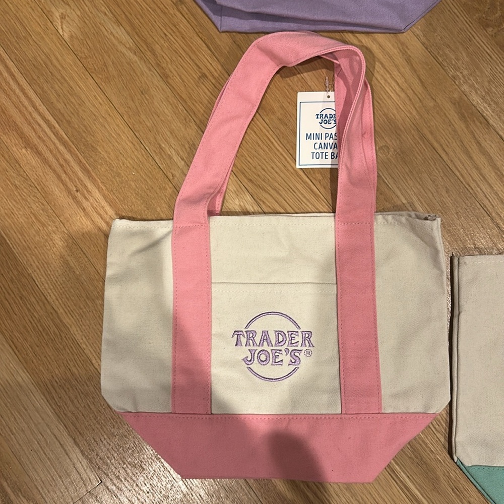 Trader Joe’s Mini Tote Bag - PINK